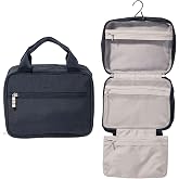 Baggallini Hanging Travel Toiletry Kit - Lightweight 6x10 Inch Makeup Bag