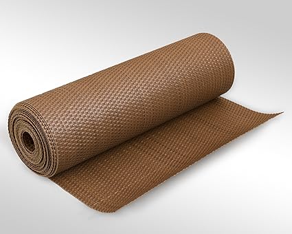 Haga® PE-Rattan Balkon Sichtschutz Balkonbespannung cognac 0,9m Br. (Meterware)