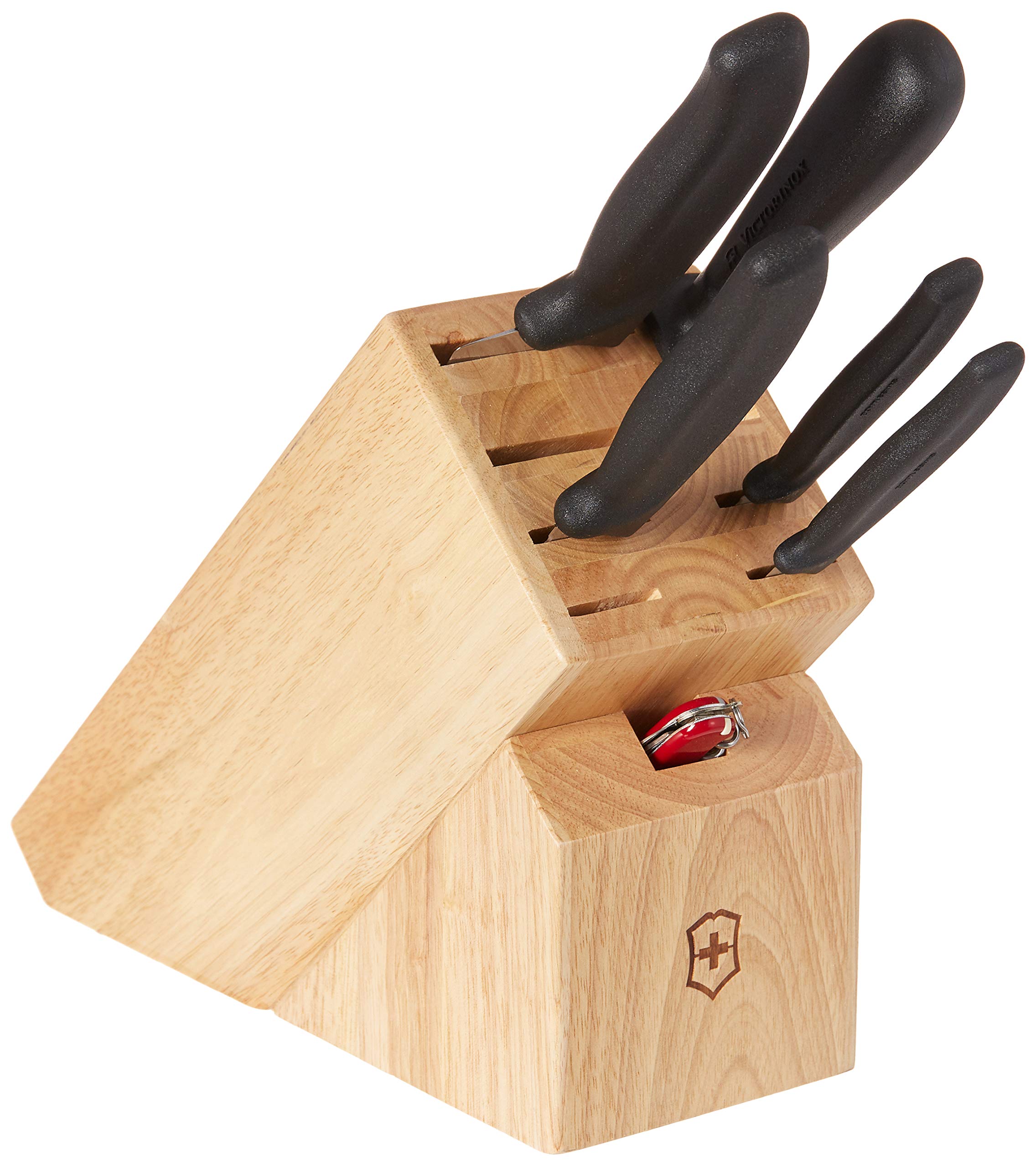 Victorinox Swiss Army Cutlery Swiss Classic Knife Block Set, 7Piece