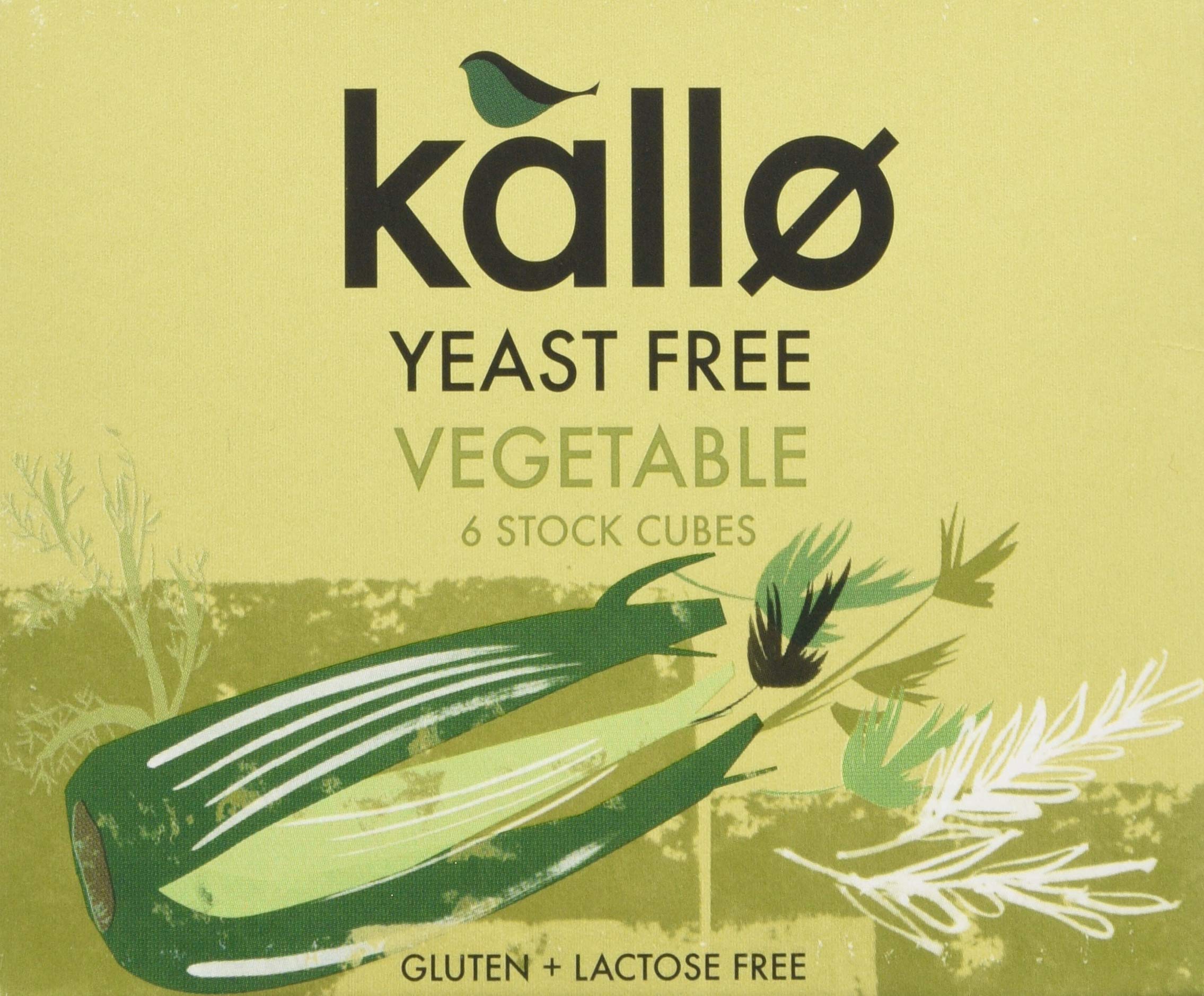 Kallo Yeast Free Vegetable Stock Cubes, 15 x 66g