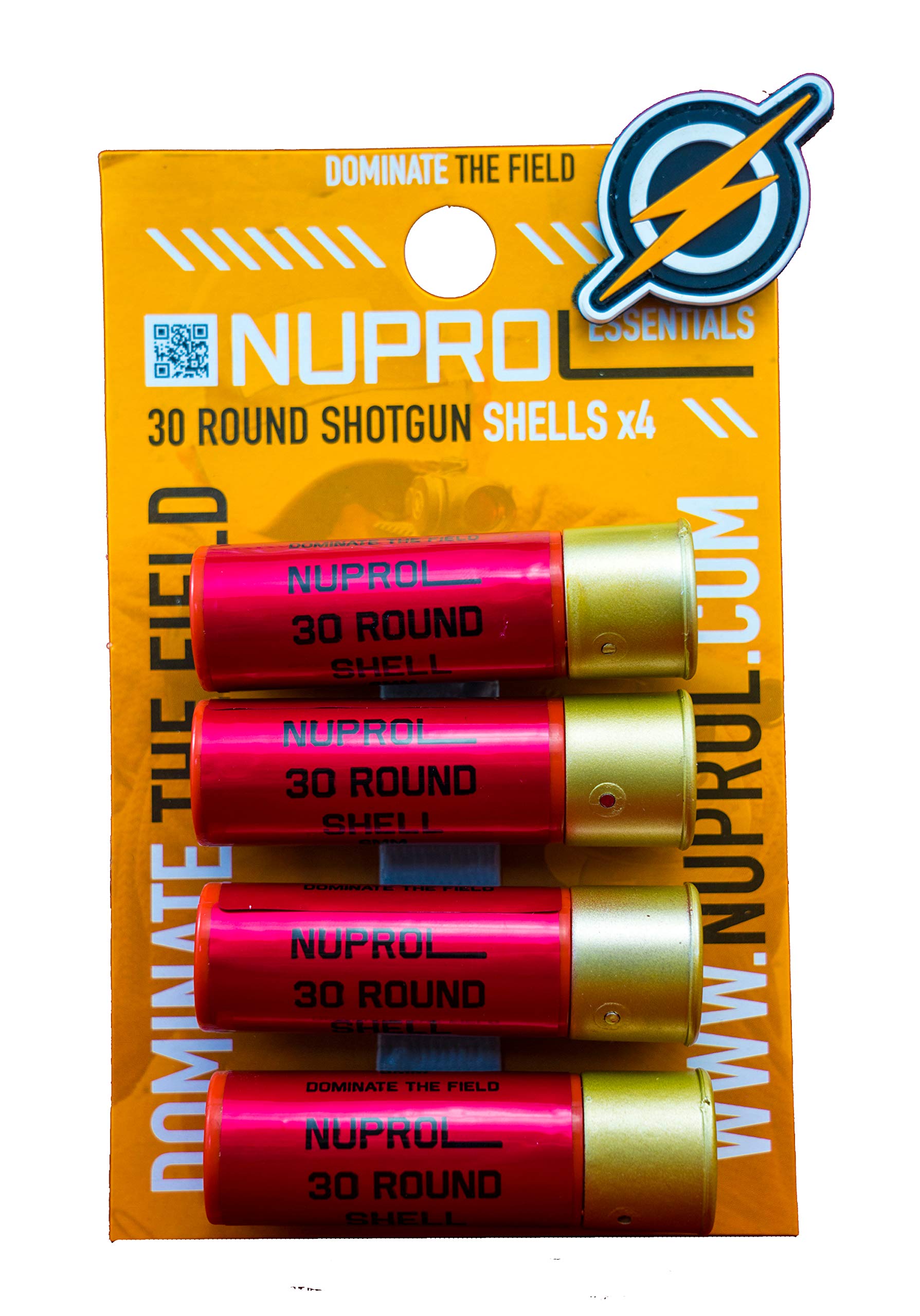 First and Only Airsoft Airsoft gun - Shotgun 30 round shells/magazine/cartage x 4 and patch