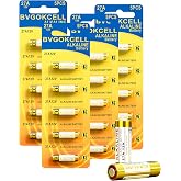 Bvgokcell A27 27A 12V Alkaline Battery (20-Pack) | 12 Volt LR27A MN27 Battery, Long Lasting for Ceiling Fan Remote, Garage Door Opener, Doorbell, Key Fob