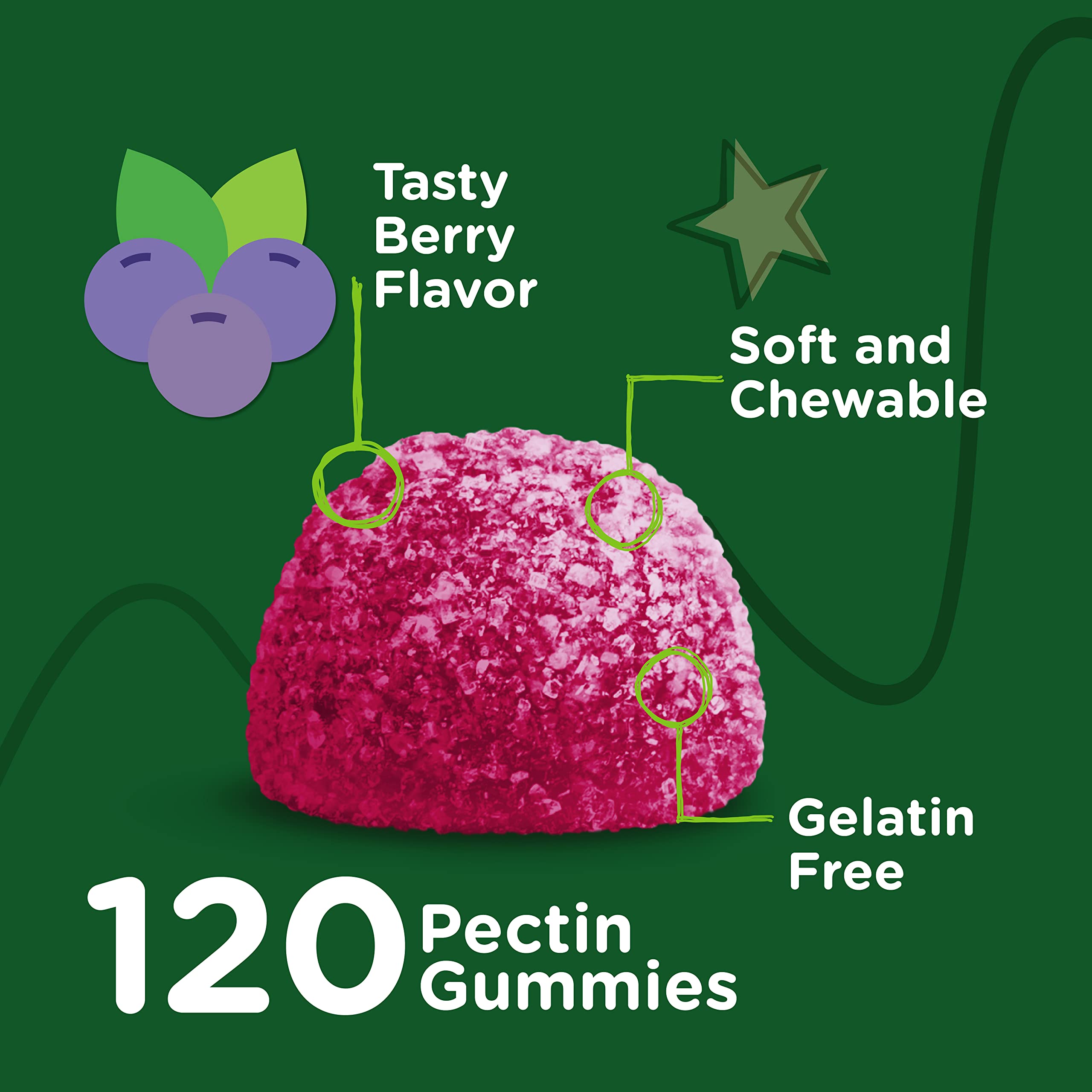 Zinc for Kids Gummies, 25mg - Immune Support for Kids & Teens - Powerful Natural Antioxidant, Kids Zinc Vitamin Supplement - Vegan, Gelatin Free, Gluten Free - Tasty Chewable Berry Flavor Gummy