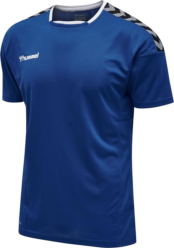 Mens hmlAuthentic Poly T-Shirt, Blue, Small