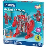 Kids First: Robot Factory - Wacky, Misfit, Rogue Robots | Robotics Set | Build 8 Motorized Robots &amp; Learn Simple Engineering | Illustrated Storybook | STEM Science Learning &amp; Education | Ages 5+