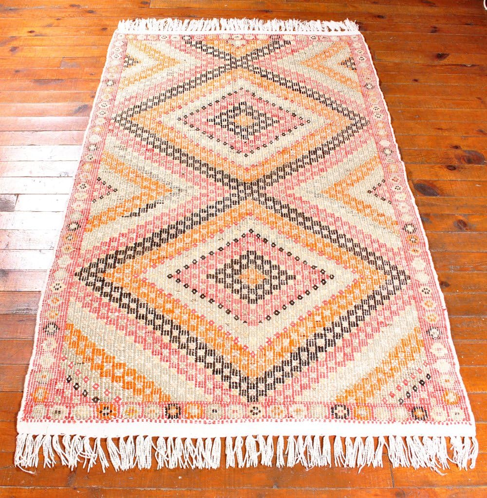 HANDWOVEN VintageTurkish Kilim Rug Carpet,Kilim Rug,Antique Rug Kilim,Decorative Kelim, Green,Red, Violet