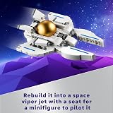 LEGO Creator 3in1 Space Astronaut Toy to Dog Figure to Viper Jet view 4