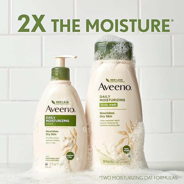 AVEENO DAILY MOISTURIZING BODY WASH, 12 FL OZ