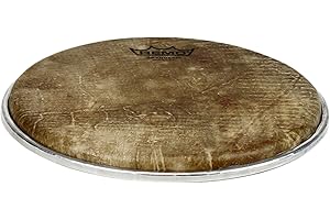 Remo DA4387SD-001 8.75-Inch DX Series Skyndeep Crimp Doumbek Head, Fish Skin Graphic