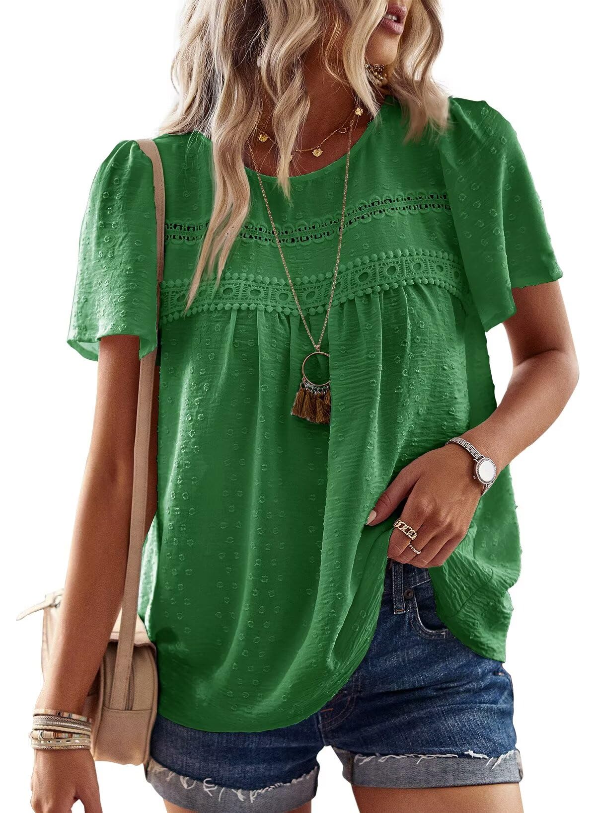 Falechay Womens Tops Dressy Casual Cute Summer