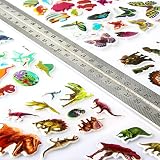 Meafeng Animal Puffy Stickers Kids 52 Sheets 1100+ 3D Multicolor view 3