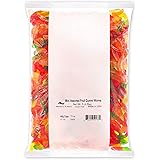 Albanese Candy Mini Assorted Fruit Gummi Worms 5 Pound Bag Gummi Candy, Assorted Flavors: Cherry, Green Apple, Pineapple, Lemon, Orange; Gluten Free Dairy Free Fat Free