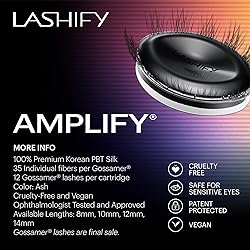 Lashify Amplify 8mm Gossamer Eyelash Extensions