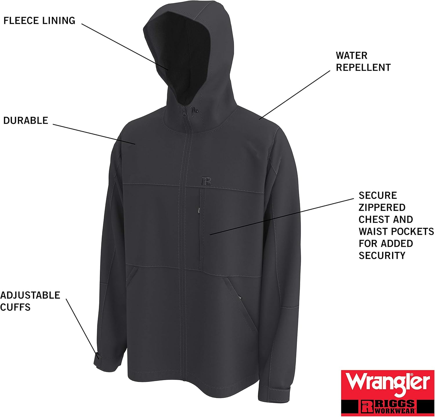 Wrangler Riggs Workwear Men's Workhorse Jacket: Clothing