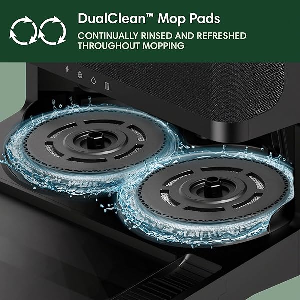 IROBOT ROOMBA PLUS 405 (G181) 2IN1 VACUUM & MOP ROBOT WITH AUTOWASH DOCK – DUAL SPINNING, SMART & FAST MAPPING, IDEAL FOR PET HAIR, SELF-EMPTIES 75 DAYS, INTENSE SUCTION, PAD WASHING & DRYING