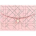 U Brands Modern Pretty Fashion Expandable File Folder, Letter Size, 13 Pockets, Pink