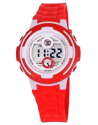 TIME UP Digital Arrow Style Date Special Dial Alarm & Chronograph Sports Watch for Kids