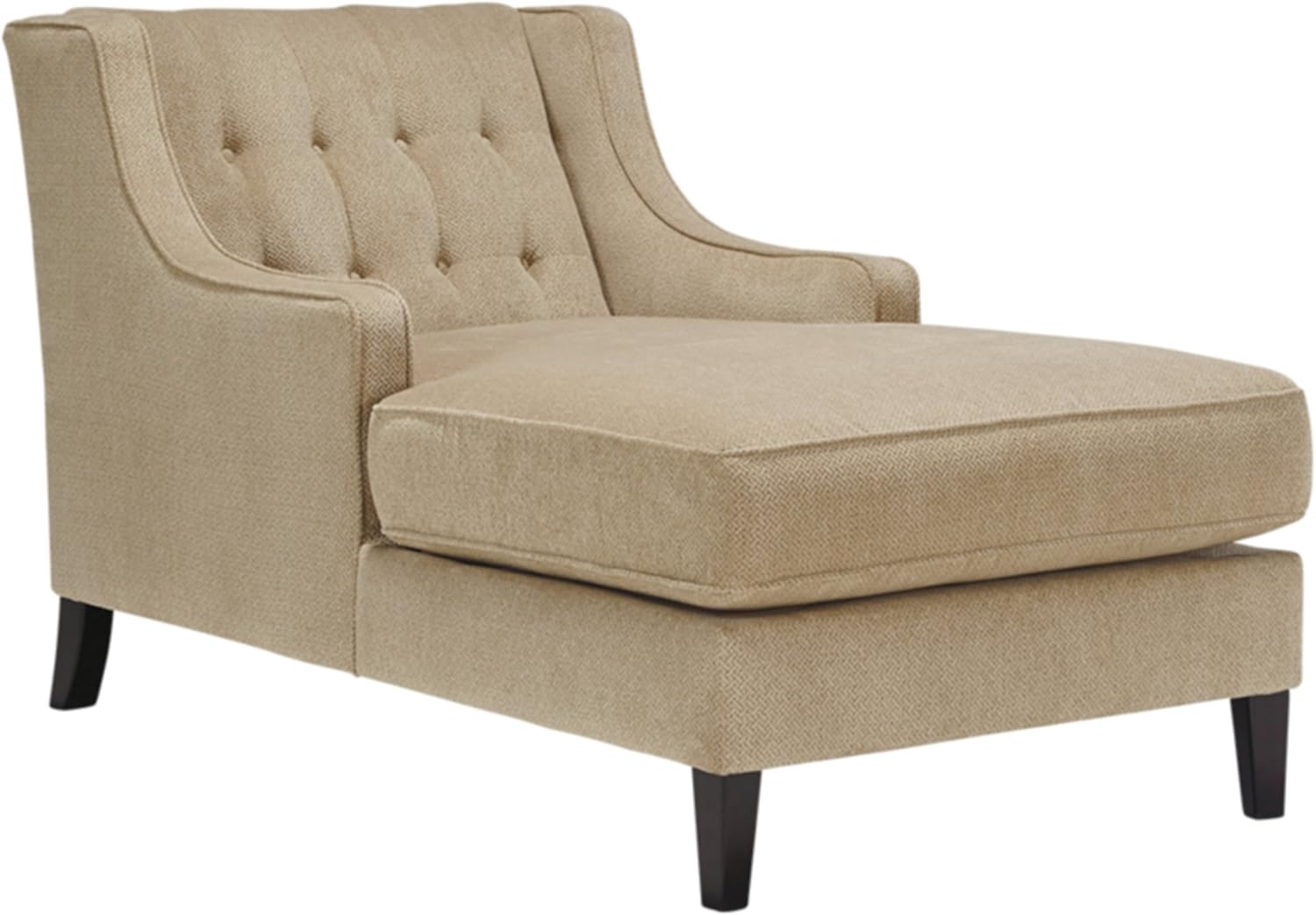 Ashley Lochian Chenille Chaise Lounge in Bisque Amazon.ca Home & Kitchen