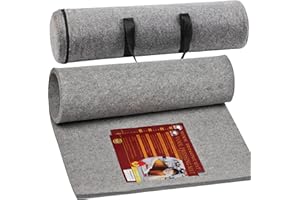 Wool Pressing Pad - 36" x 24" Quilting Ironing Pad by Savina - Take Your Quilting or Other Textile Craft to The Next Level with Professional Results