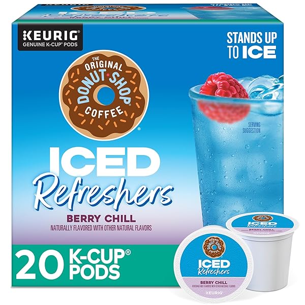 THE ORIGINAL DONUT SHOP ICED REFRESHERS, BERRY CHILL,...