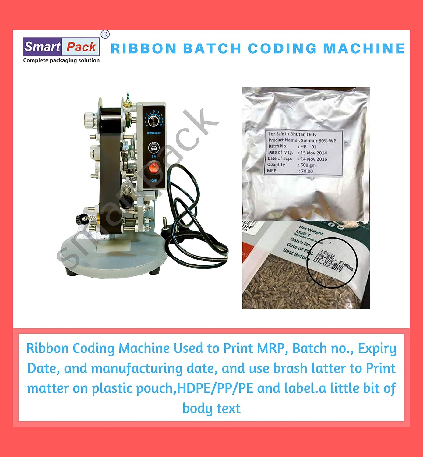 mrp printing machine amazon
