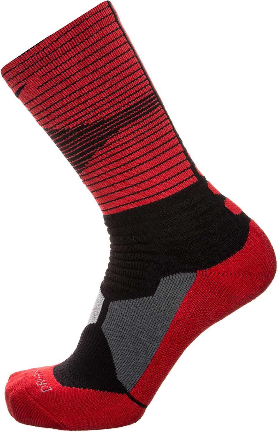Nike Hyper Elite Disruptor Socks XLarge (Fits Men 1215) Sx5035012 Red, Black at Amazon Men’s