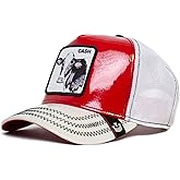 Goorin Bros. The Farm Unisex High Shine Faux Leather Adjustable Snapback Trucker Hat