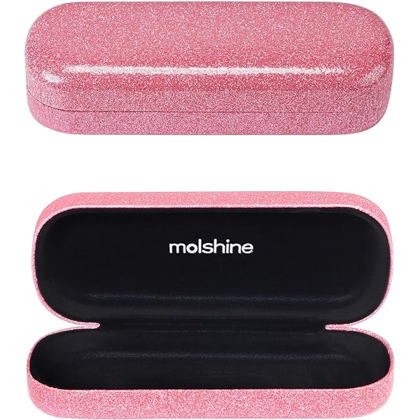 Sunglass Case Hard Shell Bling Glasses Case Sparkly Hard Shell