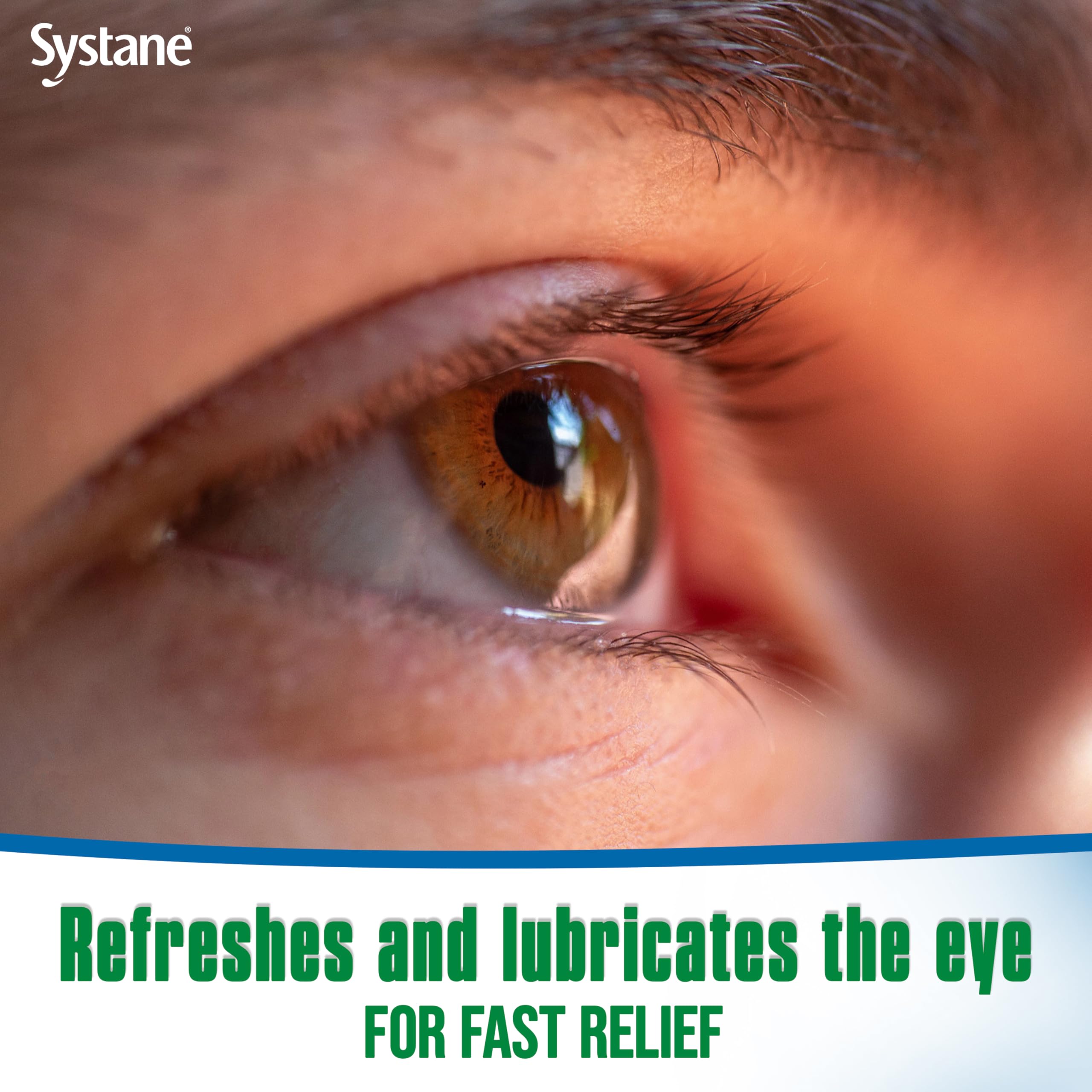 Systane Long Lasting Lubricant Eye Drops, 0.5 Fl Oz (Pack of 1)