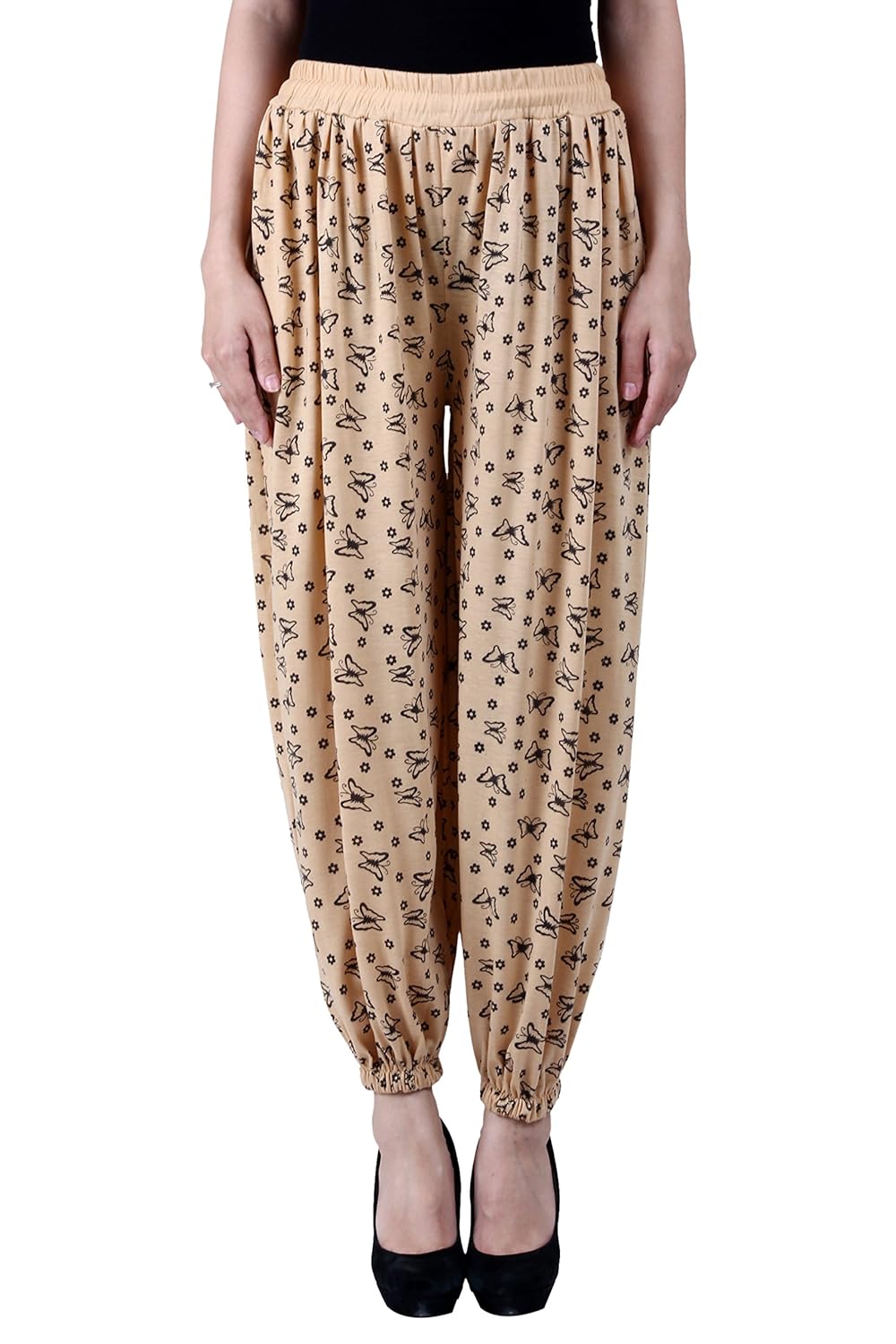 numbrave women's kurta(eanharemprinted_orange_beige__free size)