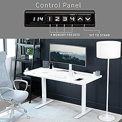 VIVO Electric 60 x 30 in Standing Desk, Memory