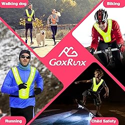 GoxRunx Reflective Running Vest Gear for Women Men