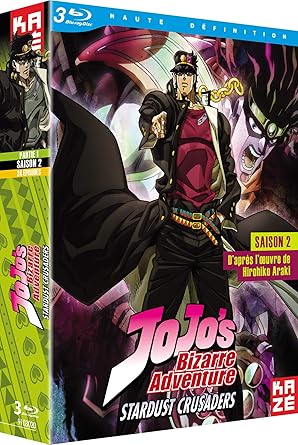 Amazon Co Jp ジョジョの奇妙な冒険 2nd Season スターダストクルセイダース Blu Ray Box 1 2 第1 24話 Blu Ray Region B 海外import版 Dvd ブルーレイ