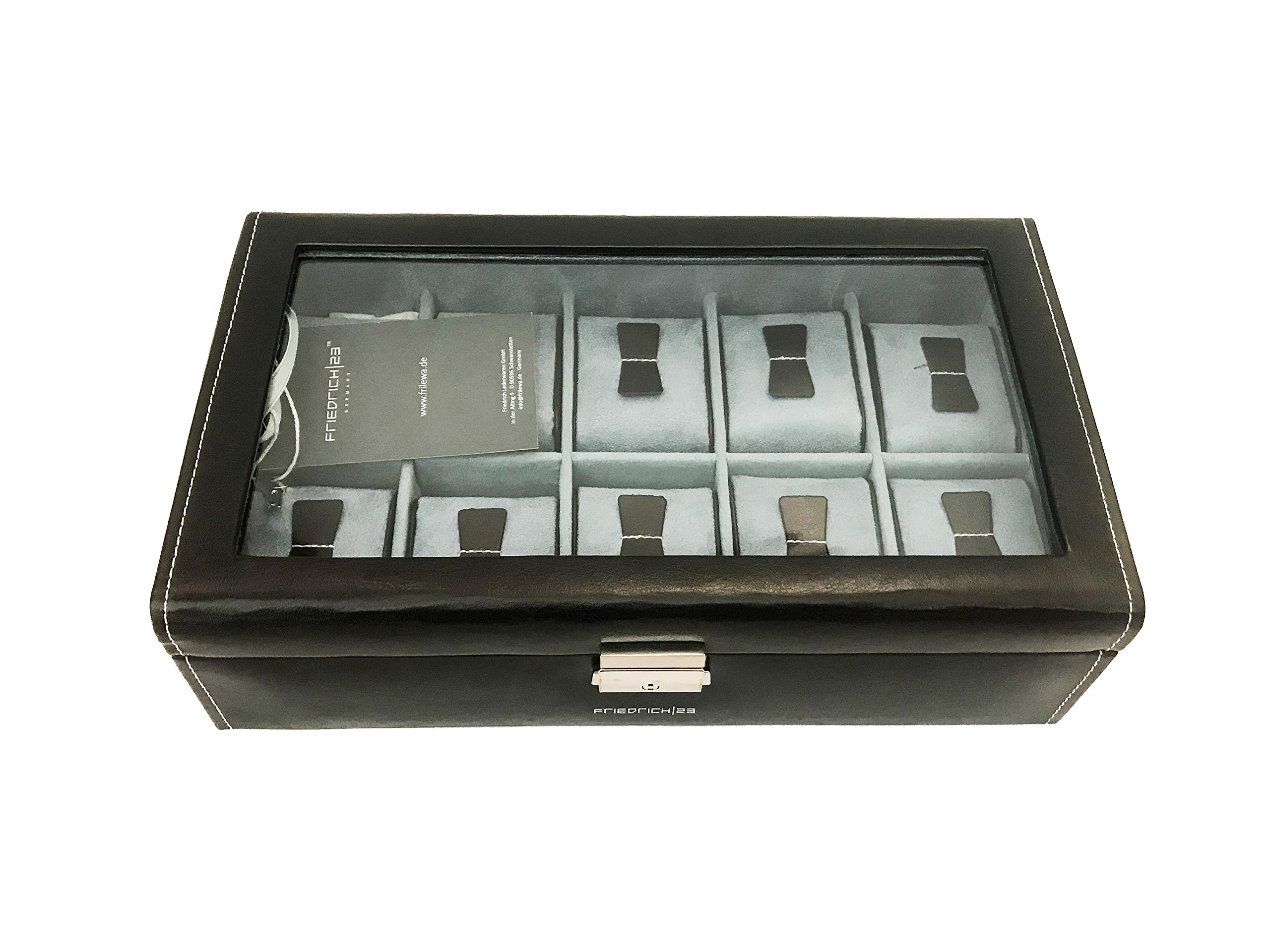 BUZZUFY Handmade Watch Collector Box for 10 Watches