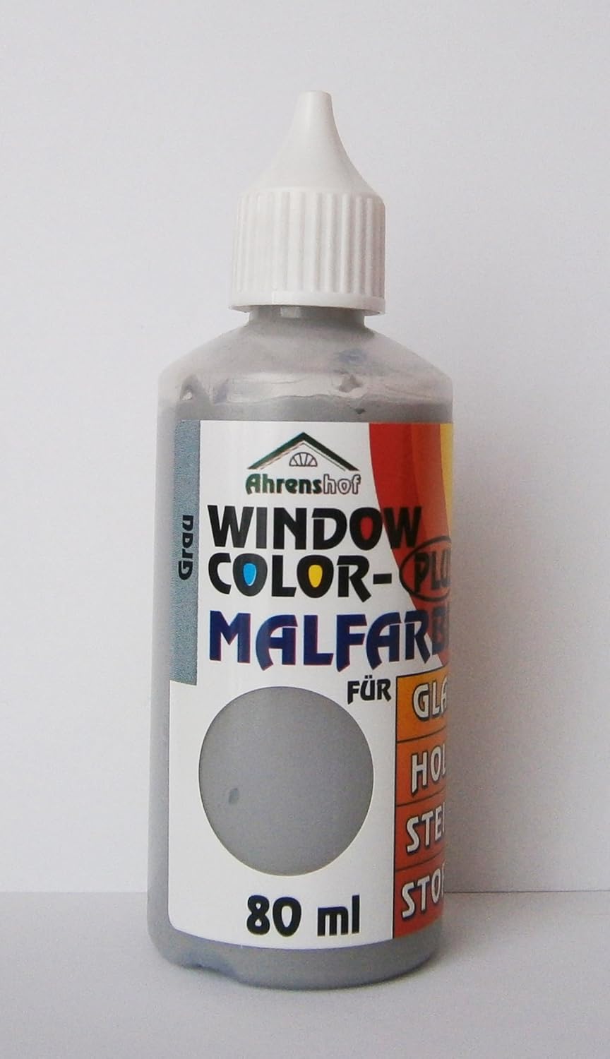 WINDOW COLOR MALFARBE 80ml Farbe Fenstermalfarbe 24 Farben Glas (4,88