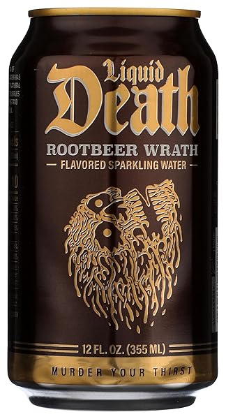 LIQUID DEATH ROOTBEER WRATH SPARKLING WATER, 12 FZ