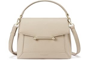 BOSTANTEN Crossbody Purse for Women Small Crossbody Bag Trendy Top Handle Shoulder Handbags Vegan Leather Bag with Flap