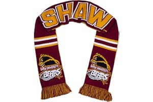 Tradition Scarves Shaw University Scarf - Shaw Bears Knitted Classic