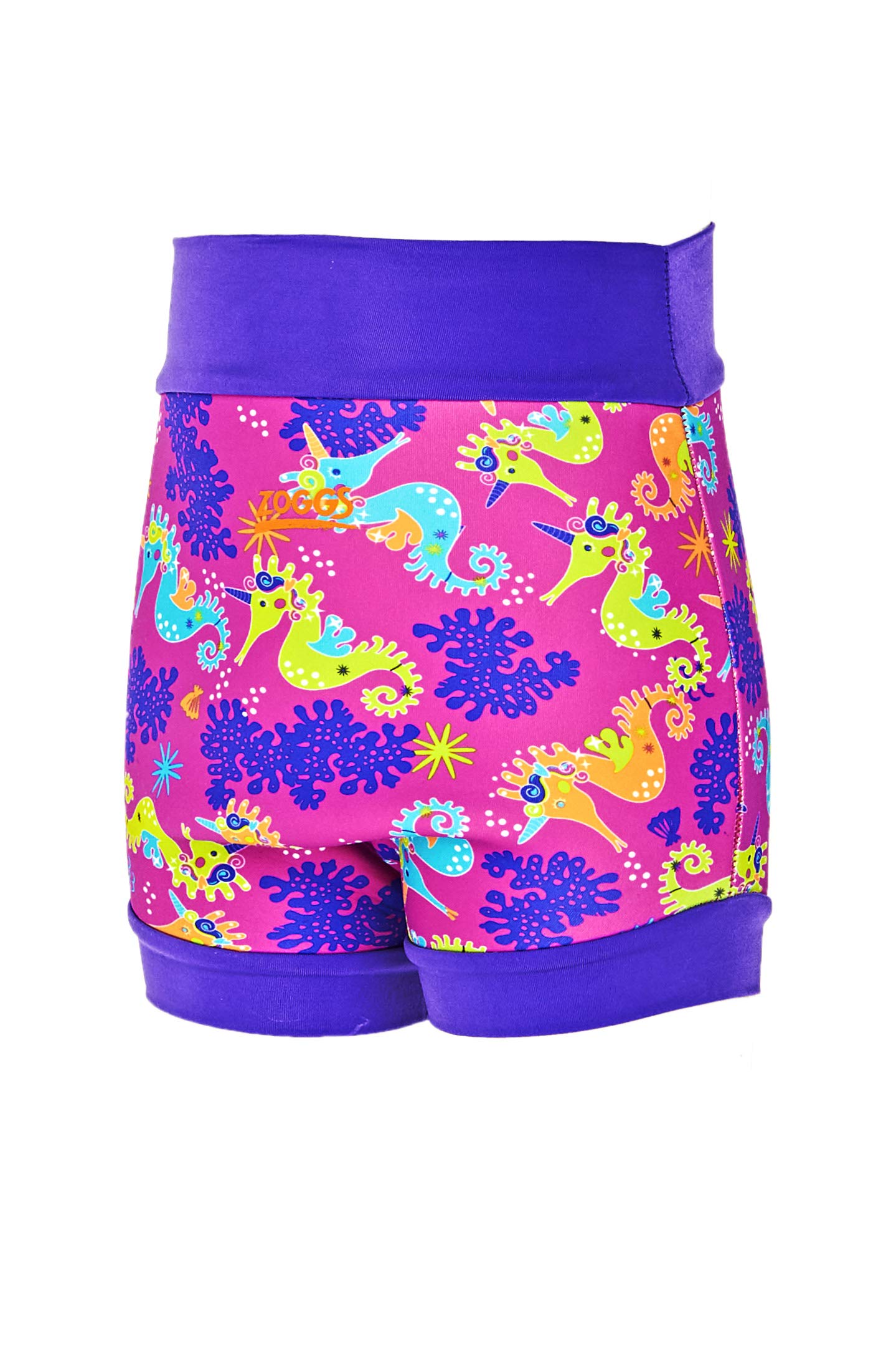 Zoggs Baby Saw Unicorn Reusable Neoprene Swim Nappy - Pink, Size 9-12 Month