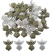 Honbay 40PCS Antique Alloy Angel Charms Pendant Angel Ornaments for Necklaces, Bracelets, Earrings, Jewelry Making and DIY Crafts