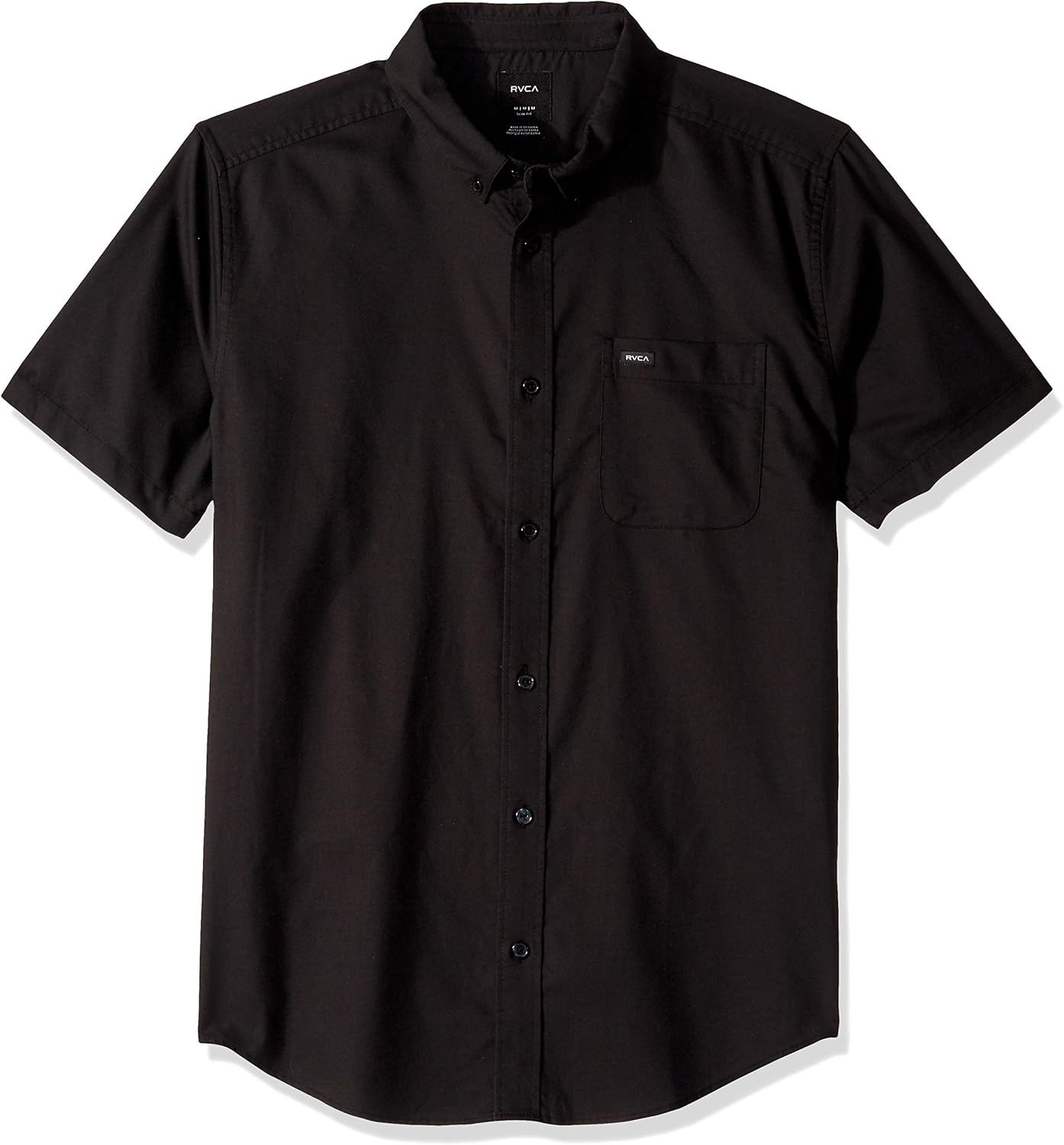 RVCA Men's That'll Do Stretch Button-Up Shirt: Clothing