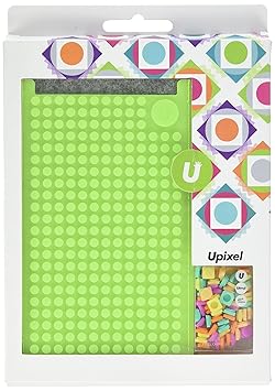 Upixel WY-B008-WX Handytasche groß, Grau/apfelgrün