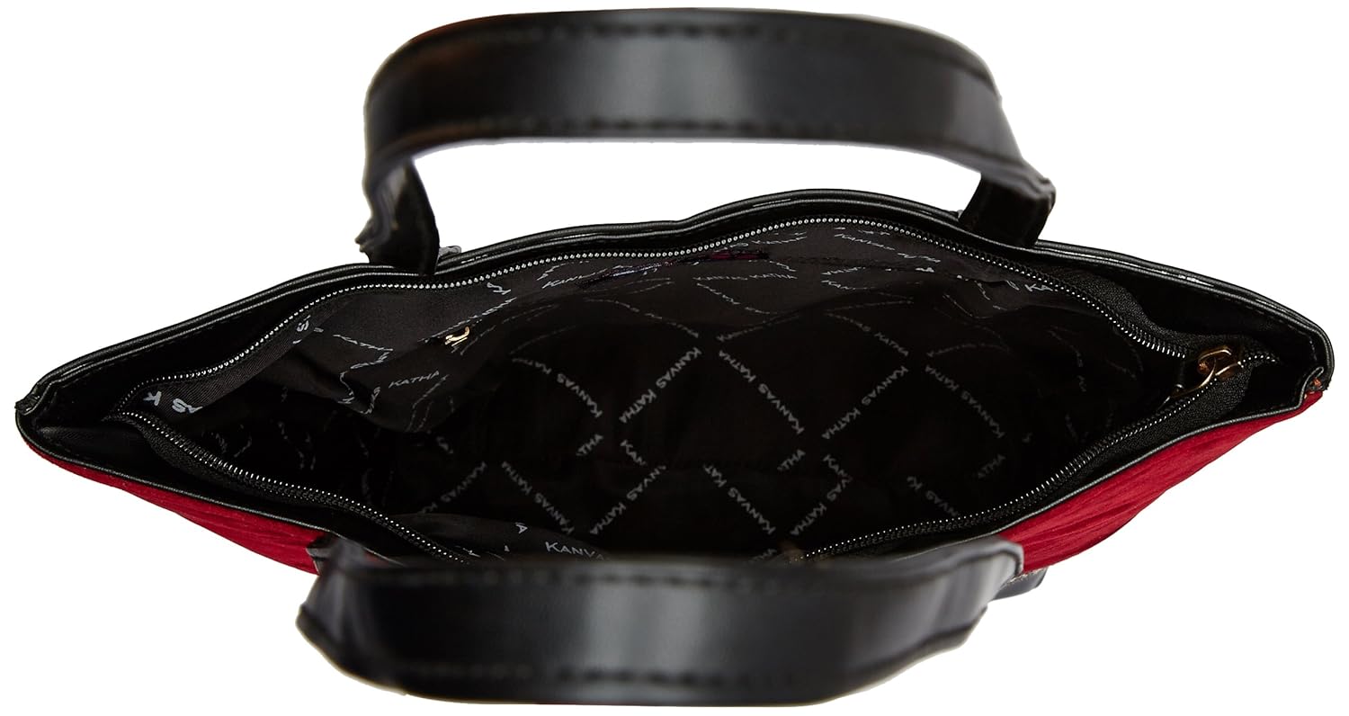kanvas katha women's tote bag (multi-colour) ()