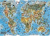 Gibsons Epic Earth 1000 Piece Jigsaw Puzzle by Hartwig Braun – Map Theme view 4