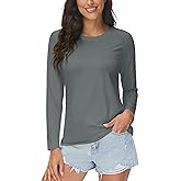 MAGCOMSEN SPF Shirts for Women Long Sleeve Quick Dry Lightweight T-Shirts Athletic Running Hiking Workout Tops