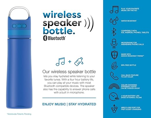 tal bluetooth speaker bottle