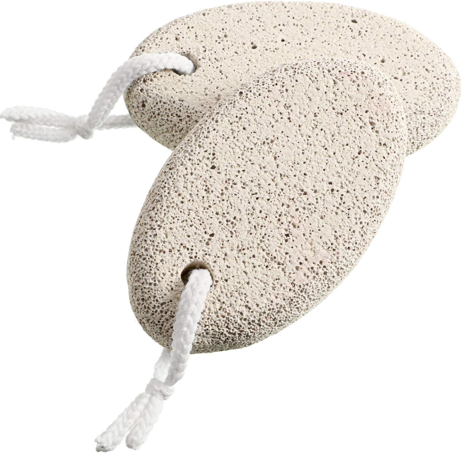 Set of 2 Pumice Stone Oval Foot Scrubber Stone Pumice Stone for Feet