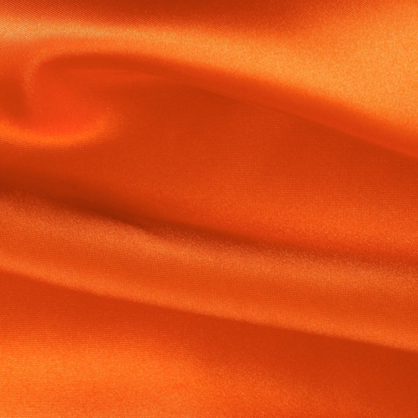 Sweetheart Satin Orange Fabric