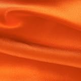 Sweetheart Satin Orange Fabric