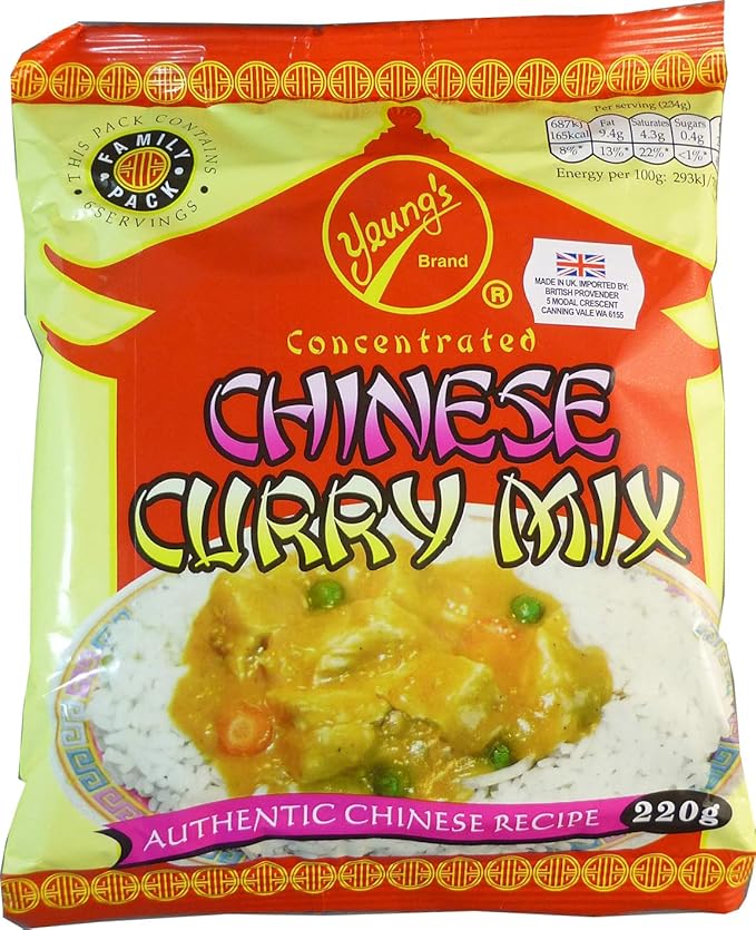 Yeungs Chinese Curry Mix, 220 g Amazon.co.uk Grocery